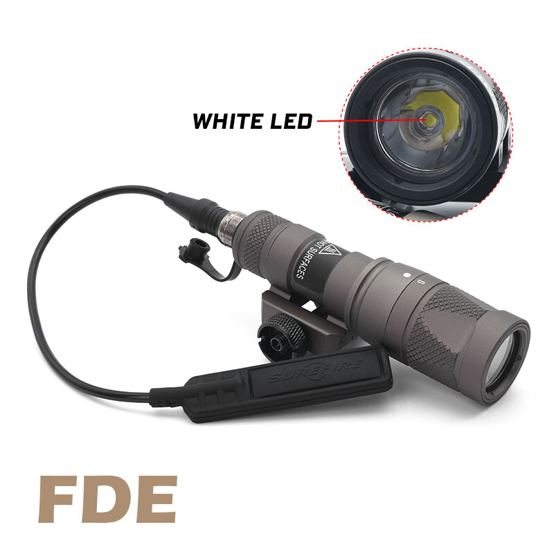 OPP TACTICAL战术户外M300 LED IR照明 强光手电筒 救生灯作训野外探险两色 M300V LED版 沙色